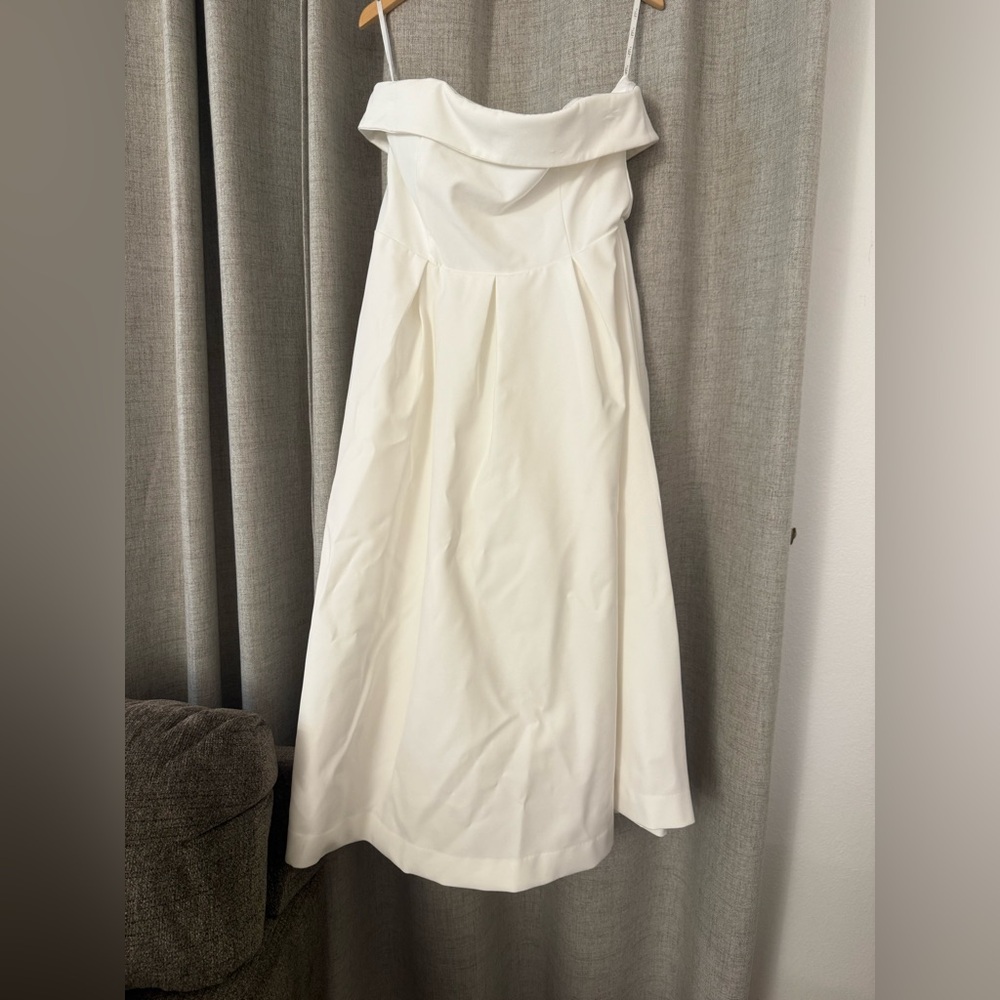 Club L London Strapless Cream Dress